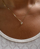 Liz Necklace - White Diamond